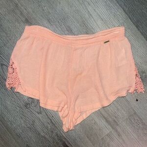 Volcom pink/peachy shorts